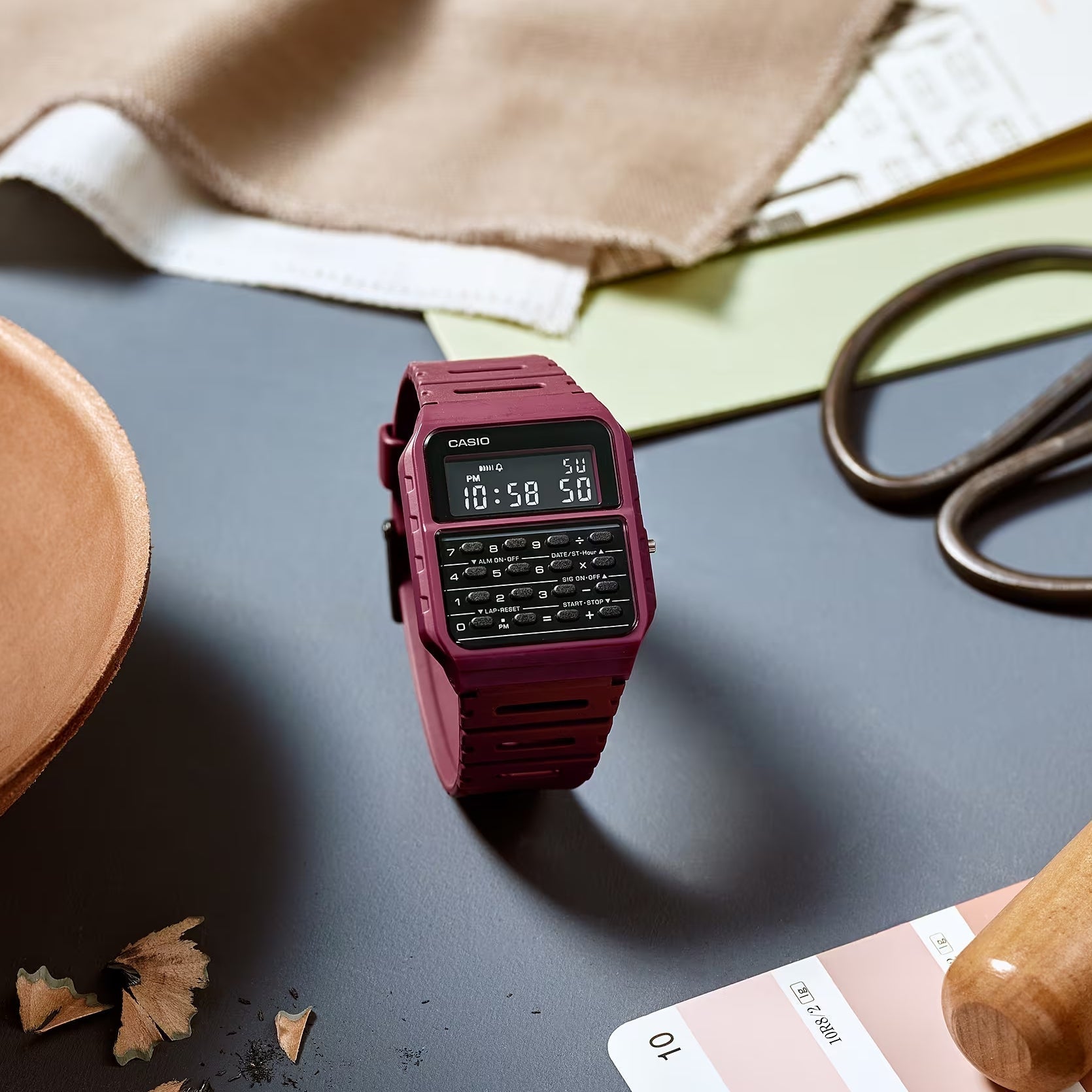 Casio Vintage Calculator Resin Belt Watch CA-53WF-4BDF