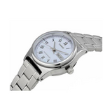 Casio Standard Day Date Silver Ladies Chain Watch LTP-V006D-2BUDF