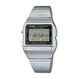 Casio Vintage Data Bank Silver Chain Watch DB-380-1DF