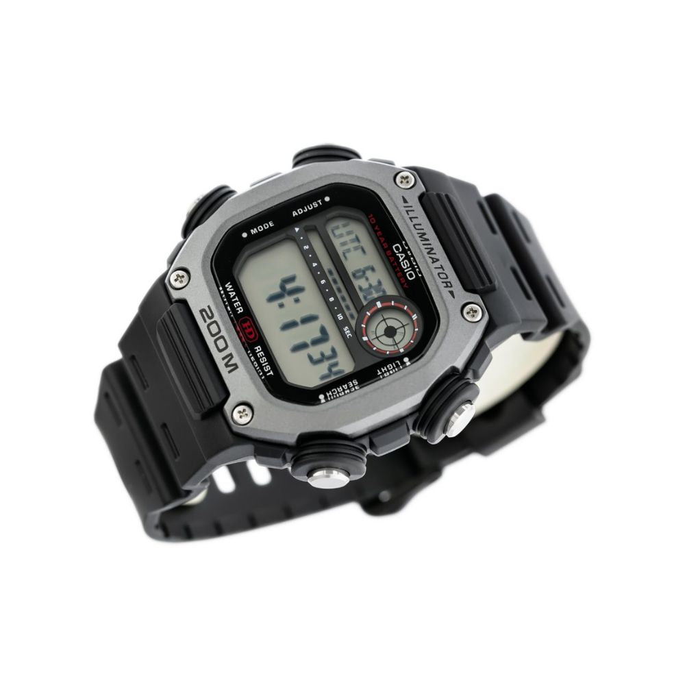 Casio Youth Sports Digital Resin Belt Watch DW-291H-1AVDF