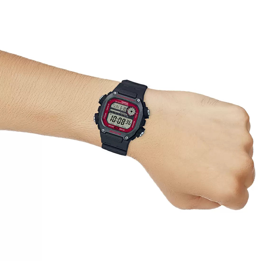 Casio Youth Sports Digital Resin Belt Watch DW-291H-1BVDF
