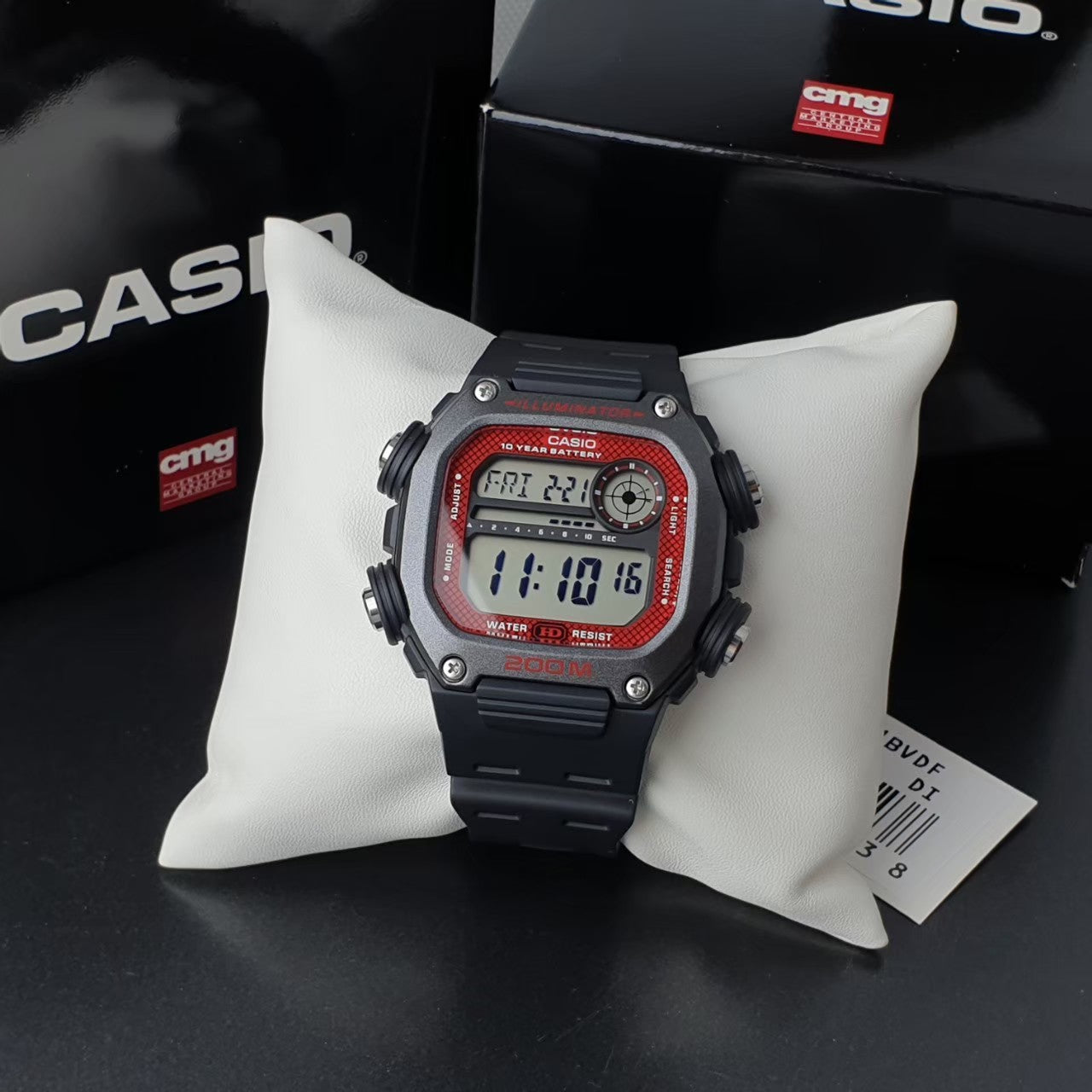 Casio Youth Sports Digital Resin Belt Watch DW-291H-1BVDF