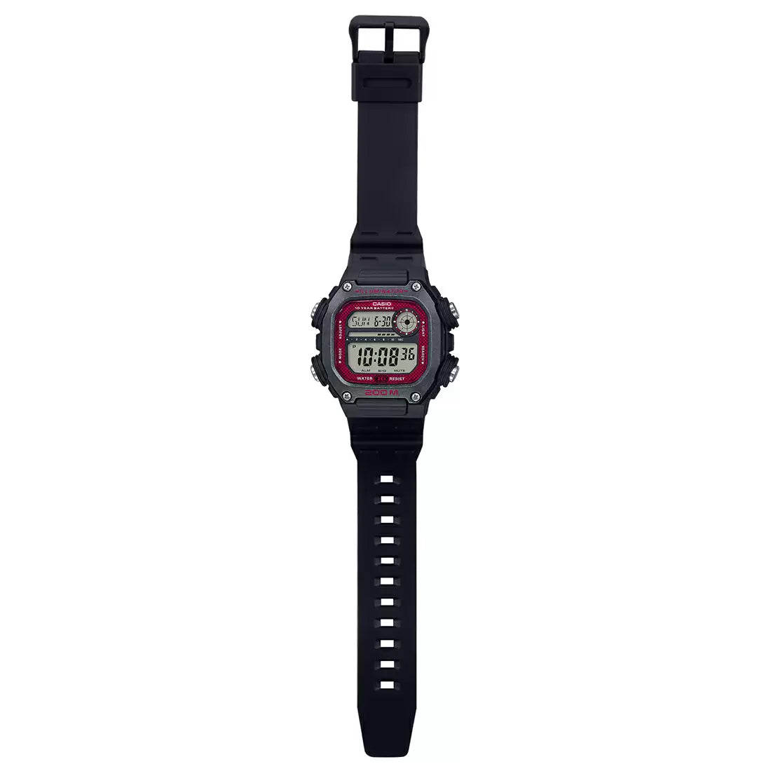 Casio Youth Sports Digital Resin Belt Watch DW-291H-1BVDF