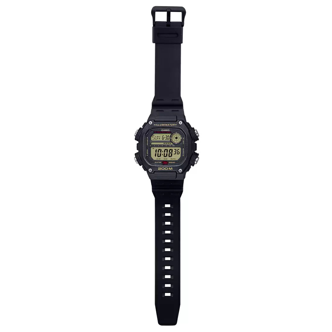 Casio Youth Sports Digital Resin Belt Watch DW-291H-9AVDF