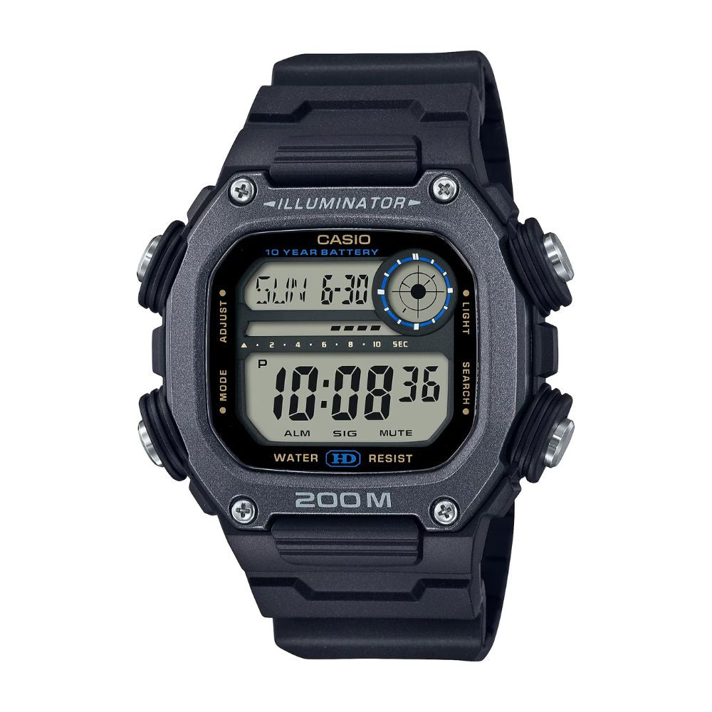 Casio Youth Sports Digital Resin Belt Watch DW-291HX-1AVDF