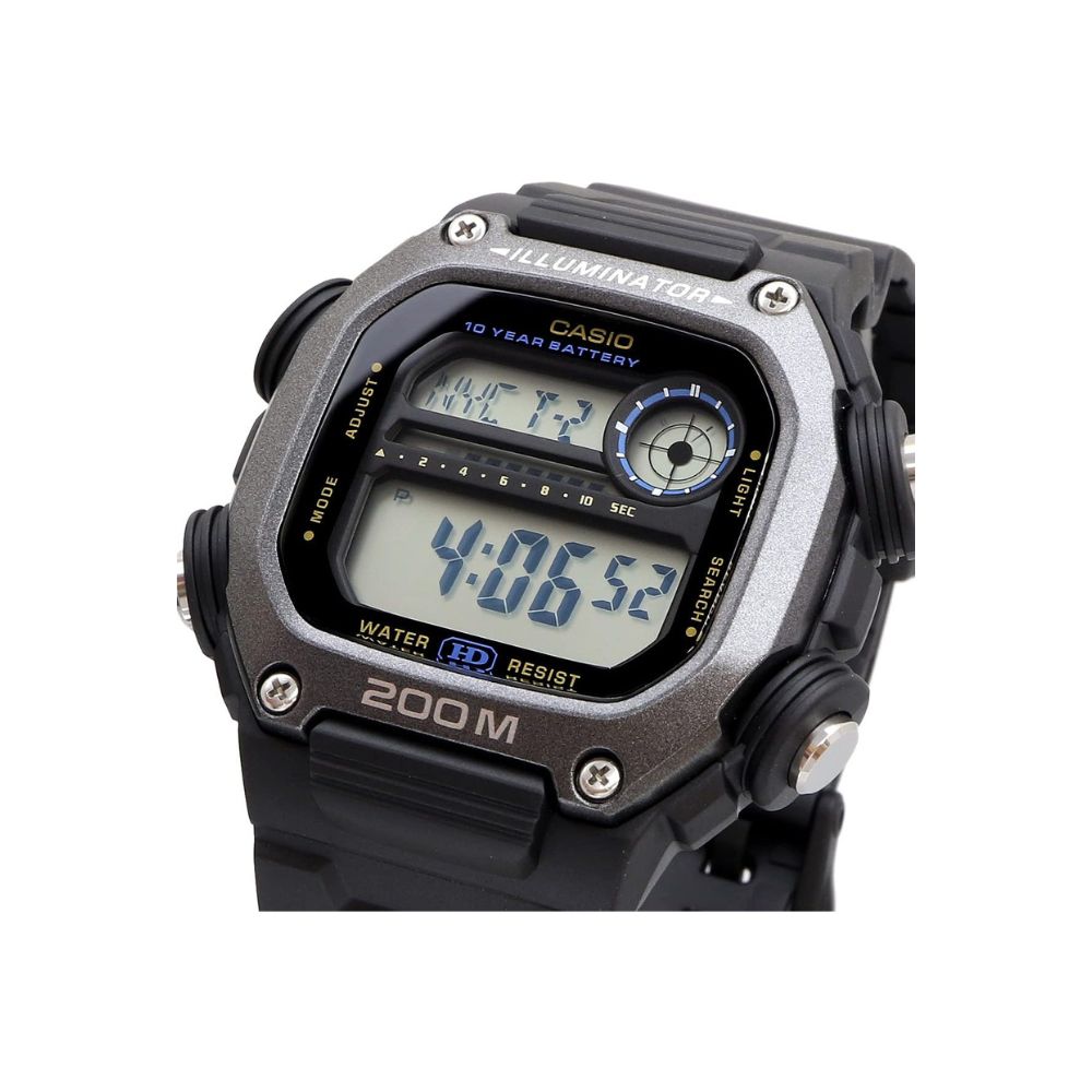 Casio Youth Sports Digital Resin Belt Watch DW-291HX-1AVDF