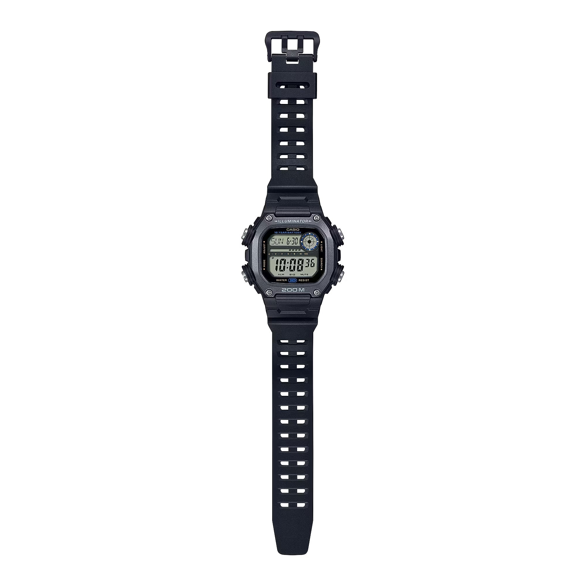 Casio Youth Sports Digital Resin Belt Watch DW-291HX-1AVDF
