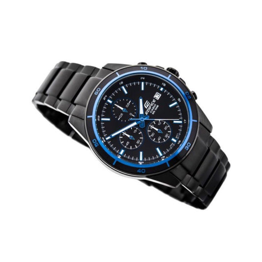 Casio Edifice Chronograph Stainless Steel Black Chain Watch EFR-526BK-1A2VUDF