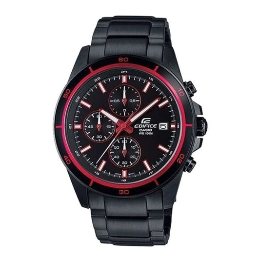 Casio Edifice Chronograph Stainless Steel Black Chain Watch EFR-526BK-1A4VUDF