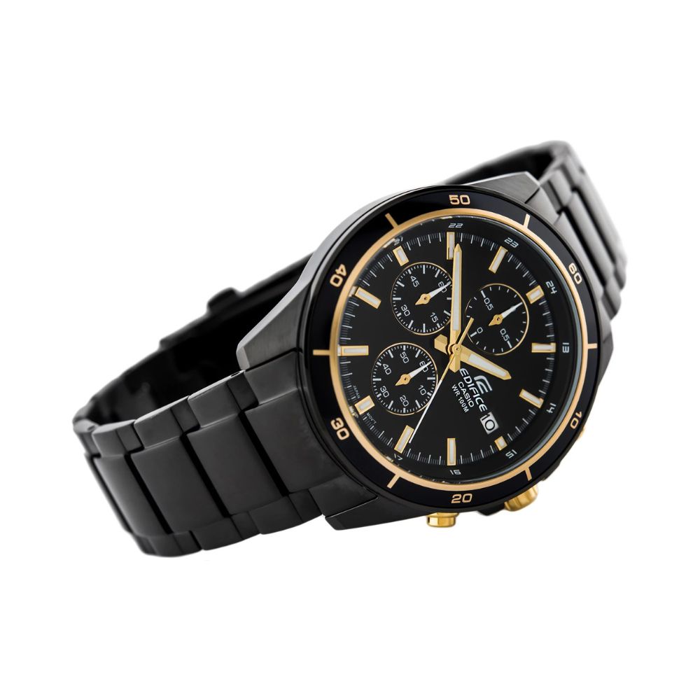 Casio Edifice Chronograph Stainless Steel Black Chain Watch EFR-526BK-1A9VUDF