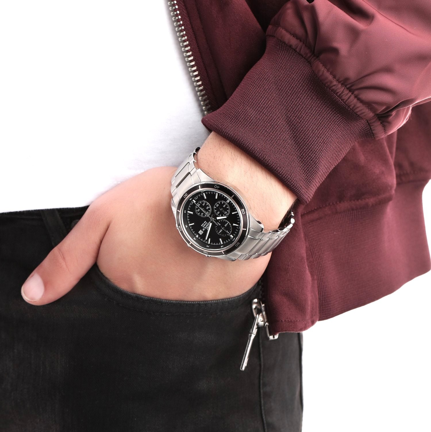 Casio Edifice Chronograph Stainless Steel Chain Watch EFR-526D-1AVUDF