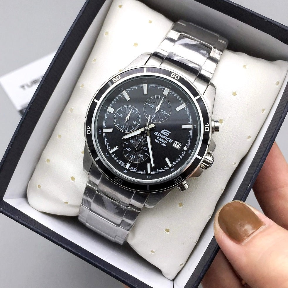 Casio Edifice Chronograph Stainless Steel Chain Watch EFR-526D-1AVUDF