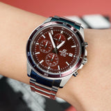 Casio Edifice Chronograph Stainless Steel Chain Watch EFR-526D-5CVUDF