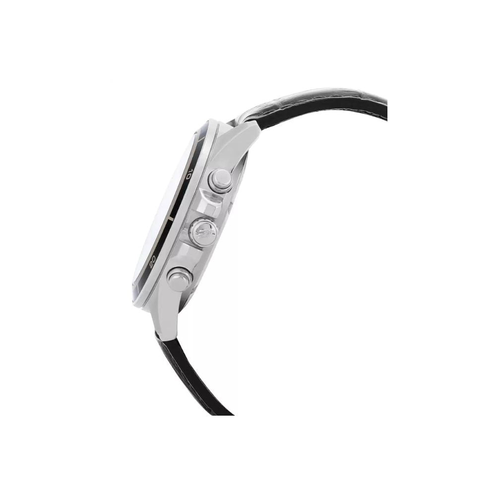 Casio Edifice Chronograph Stainless Steel Leather Belt Watch EFR-526L-1AVUDF