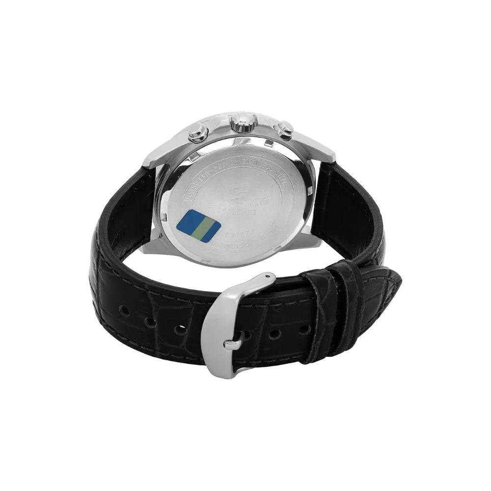 Casio Edifice Chronograph Stainless Steel Leather Belt Watch EFR-526L-1AVUDF