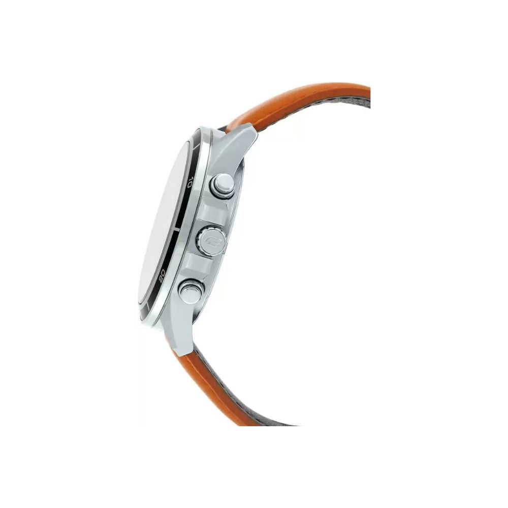 Casio Edifice Chronograph Stainless Steel Leather Belt Watch EFR-526L-1BVUDF