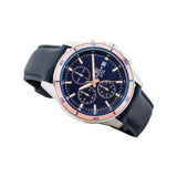 Casio Edifice Chronograph Stainless Steel Leather Belt Watch EFR-526L-2AVUDF