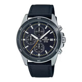 Casio Edifice Chronograph Stainless Steel Leather Belt Watch EFR-526L-2CVUDF
