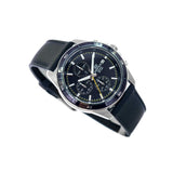 Casio Edifice Chronograph Stainless Steel Leather Belt Watch EFR-526L-2CVUDF