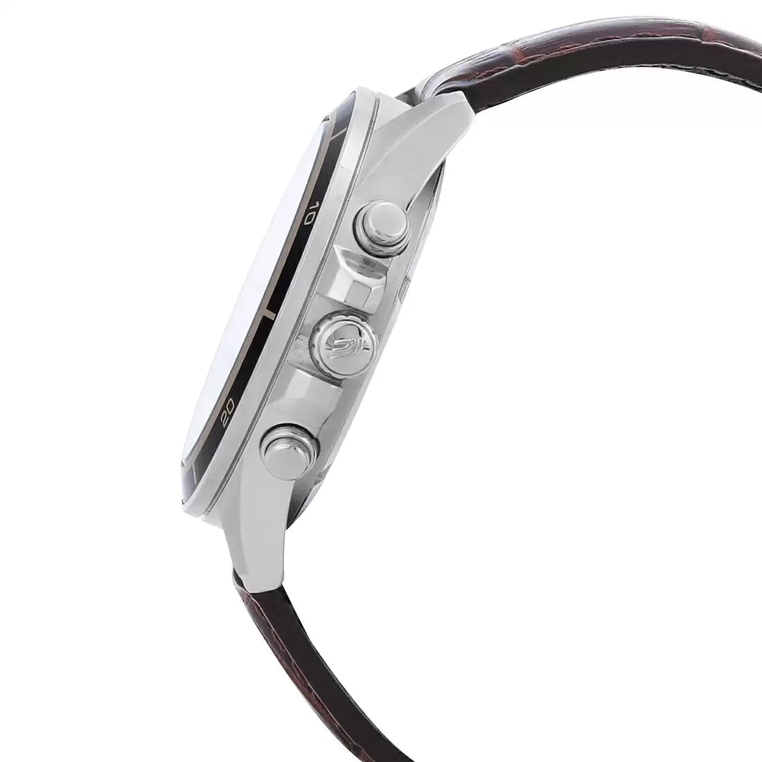 Casio Edifice Chronograph Stainless Steel Leather Belt Watch EFR-526L-7AVUDF