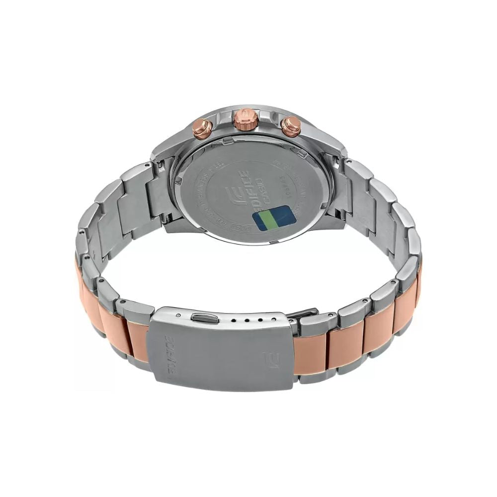 Casio Edifice Chronograph Stainless Steel Two Tone Chain Watch EFR-526SG-7A5VUDF