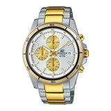 Casio Edifice Chronograph Stainless Steel Two Tone Chain Watch EFR-526SG-7A9VUDF