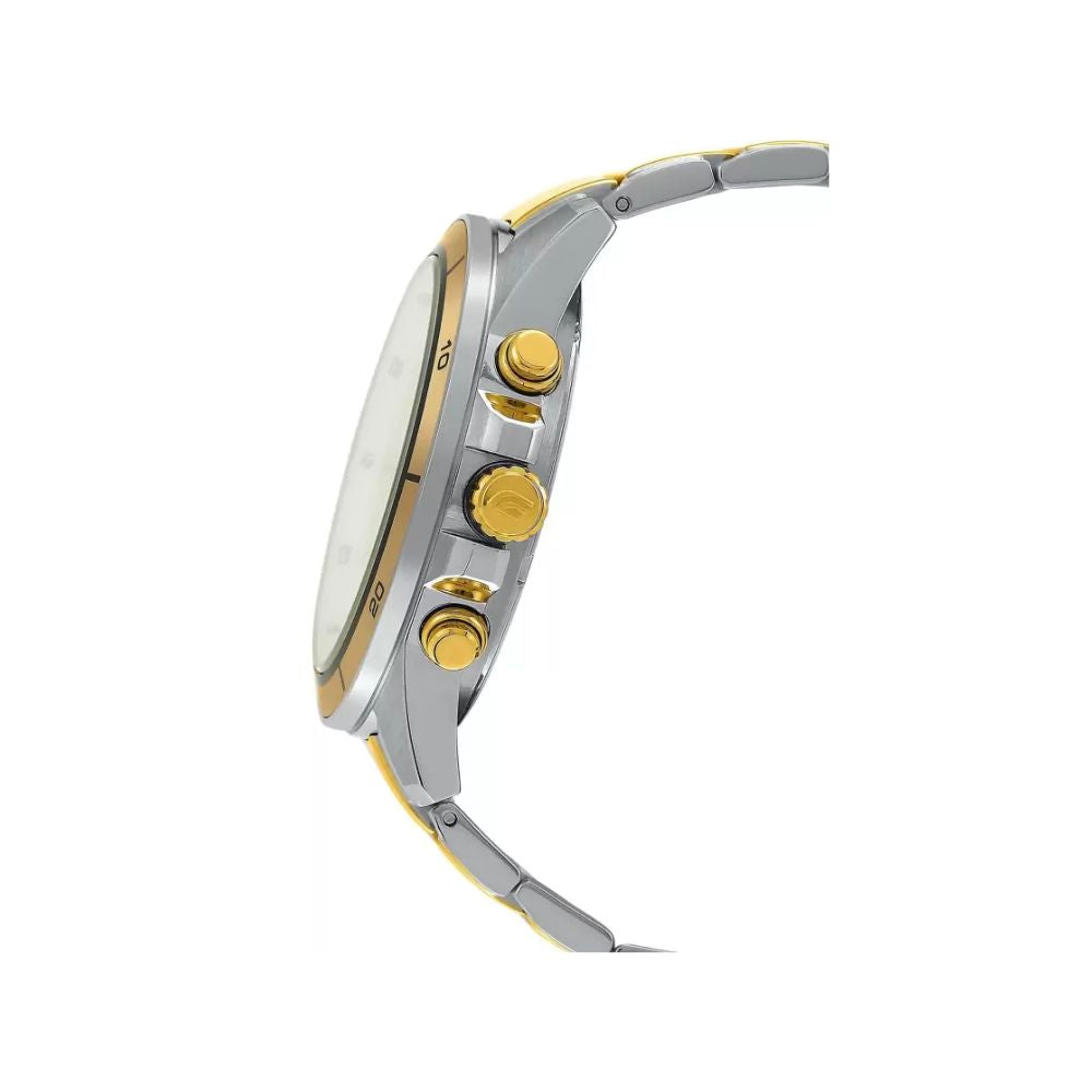 Casio Edifice Chronograph Stainless Steel Two Tone Chain Watch EFR-526SG-7A9VUDF