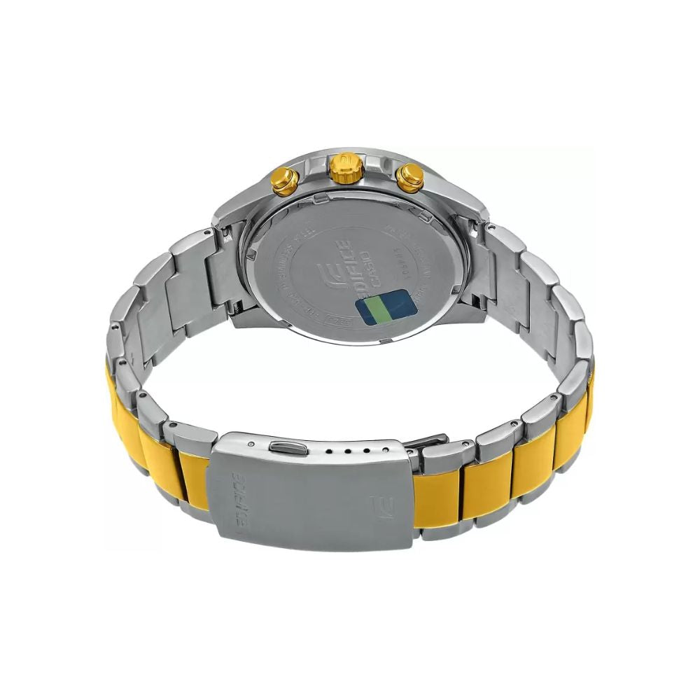 Casio Edifice Chronograph Stainless Steel Two Tone Chain Watch EFR-526SG-7A9VUDF