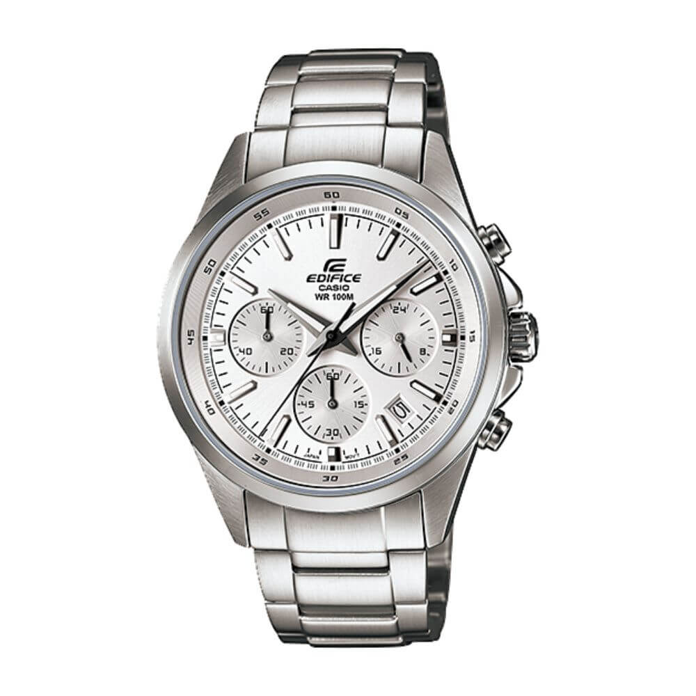 Casio Edifice Chronograph Stainless Steel Chain Watch EFR-527D-7AVDF
