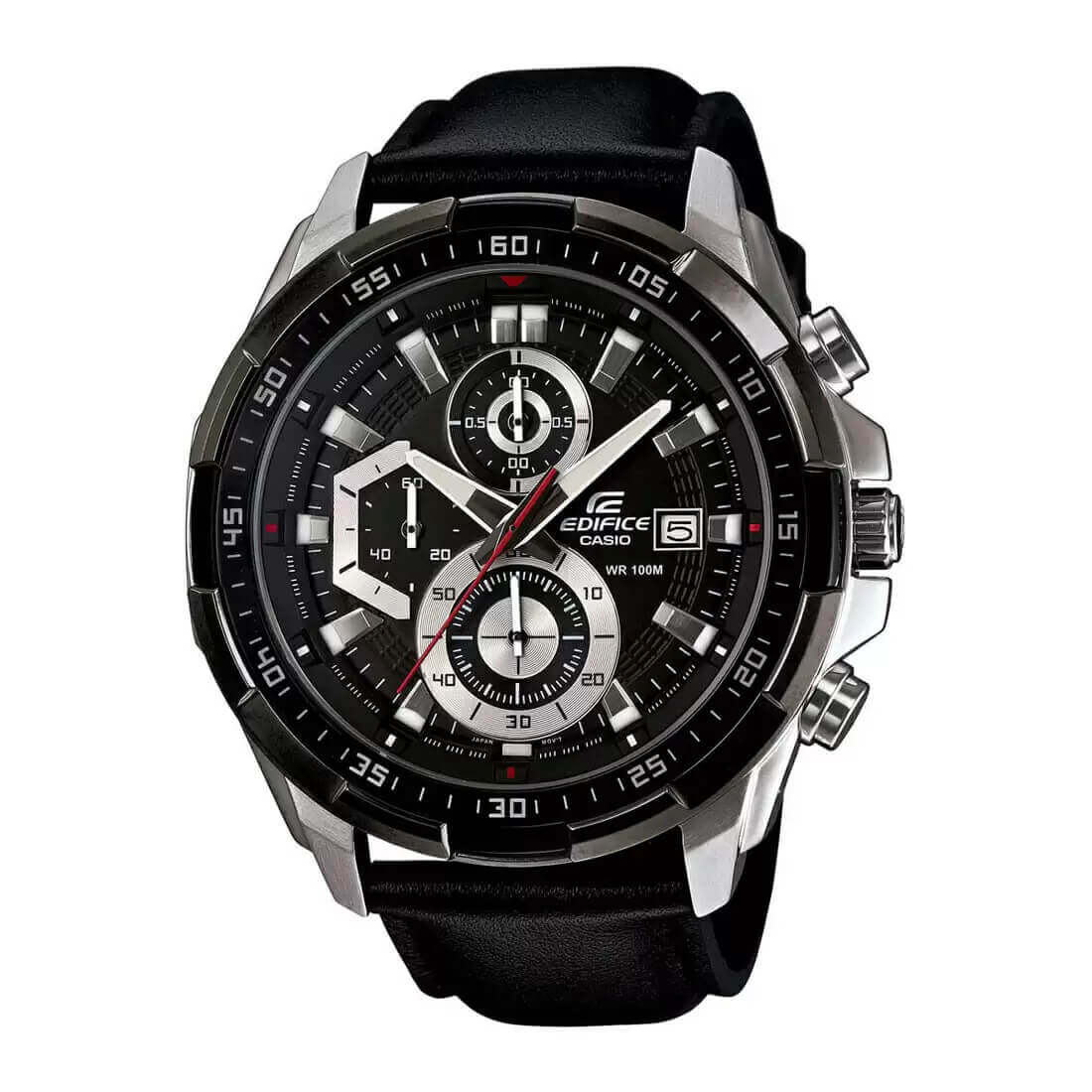 Casio Edifice Chronograph Leather Belt Watch EFR-539L-1AVUDF