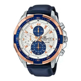 Casio Edifice Chronograph Leather Belt Watch EFR-539L-7CVUDF
