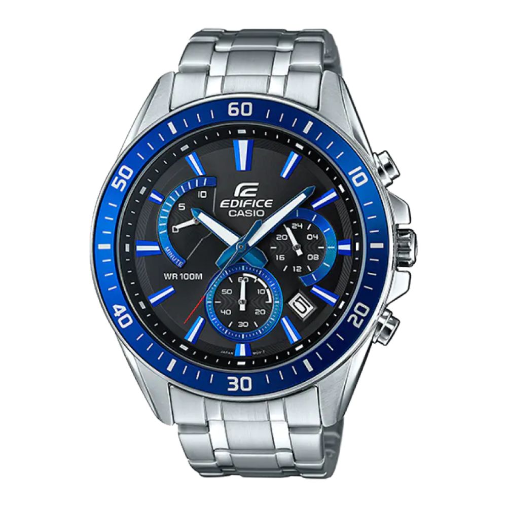 Casio Edifice Chronograph Stainless Steel Chain Watch EFR-552D-1A2VUDF