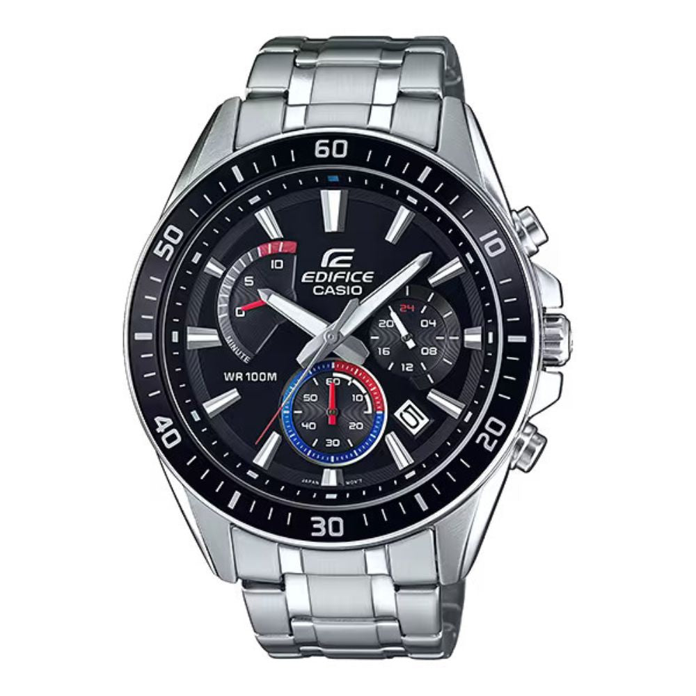 Casio Edifice Chronograph Stainless Steel Chain Watch EFR-552D-1A3VUDF