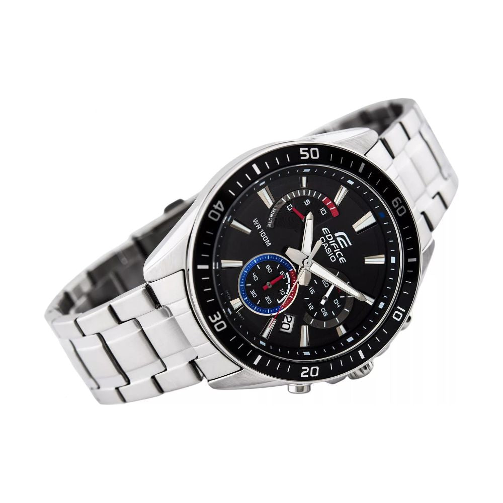 Casio Edifice Chronograph Stainless Steel Chain Watch EFR-552D-1A3VUDF