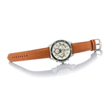 Casio Edifice Chronograph Stainless Steel Leather Belt Watch EFR-552L-7AVUDF