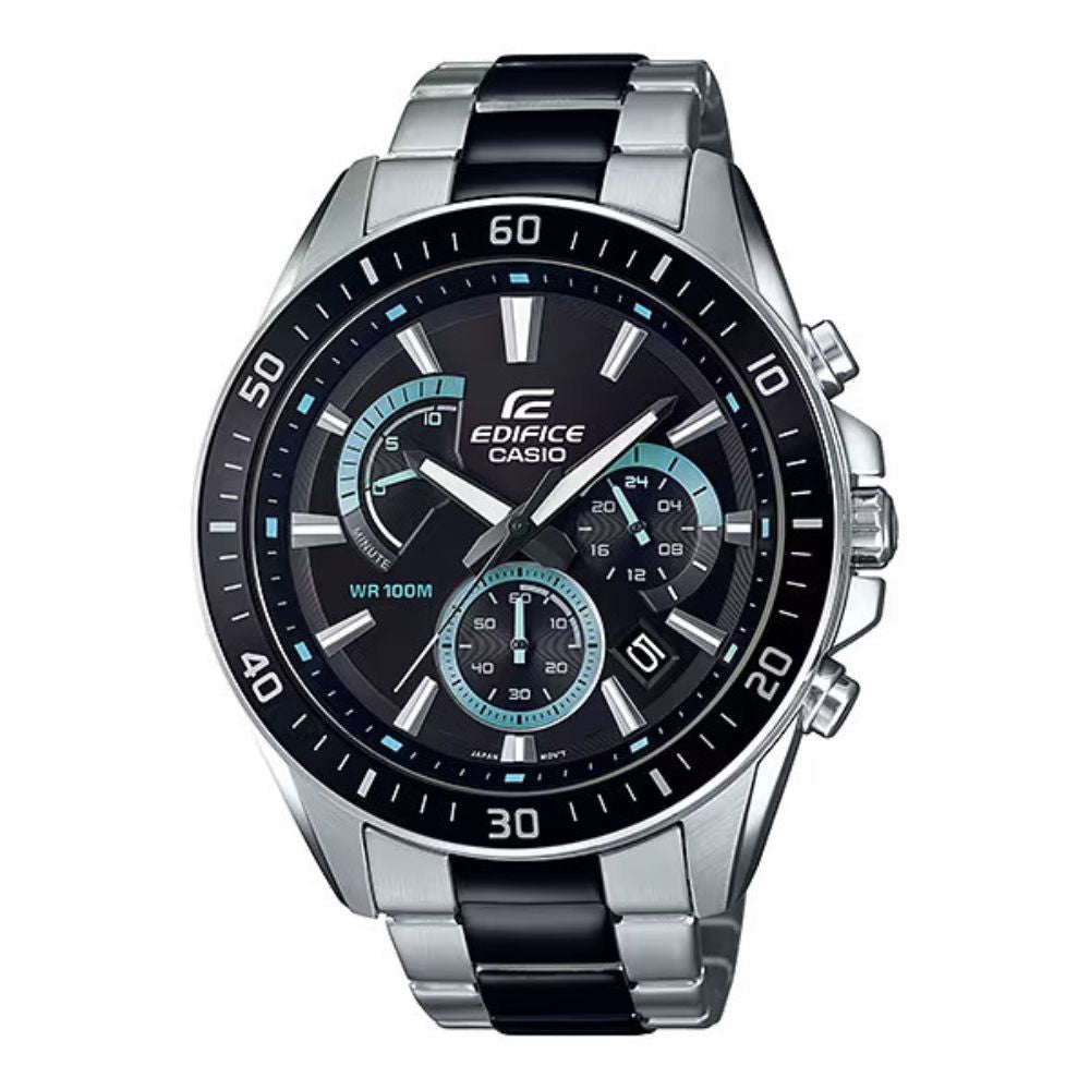 Casio Edifice Chronograph Stainless Steel Chain Watch EFR-552SBK-1AVUDF