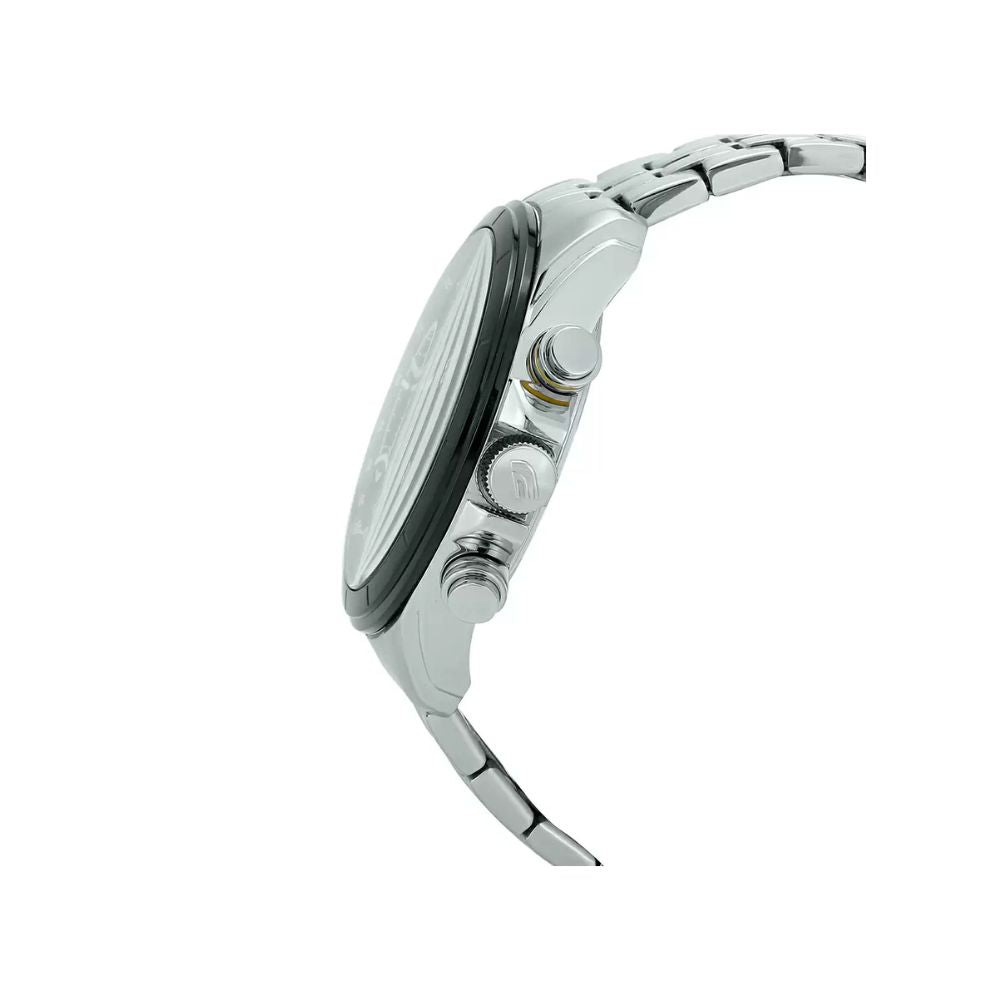 Casio Edifice Chronograph Stainless Steel Silver Chain Watch EFR-561DB-1AVUDF