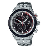 Casio Edifice Chronograph Stainless Steel Silver Chain Watch EFR-561DB-1BVUDF