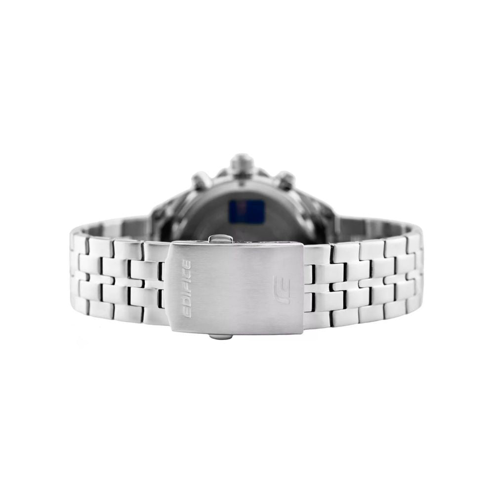 Casio Edifice Chronograph Stainless Steel Silver Chain Watch EFR-561DB-1BVUDF