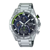 Casio Edifice Chronograph Scuderia AlphaTauri Stainless Steel Silver Chain Watch EFR-571AT-1ADR