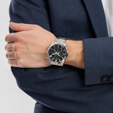 Casio Edifice Chronograph Stainless Steel Silver Chain Watch EFR-571D-1AVUDF