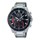 Casio Edifice Chronograph Stainless Steel Silver Chain Watch EFR-571DB-1A1VUDF