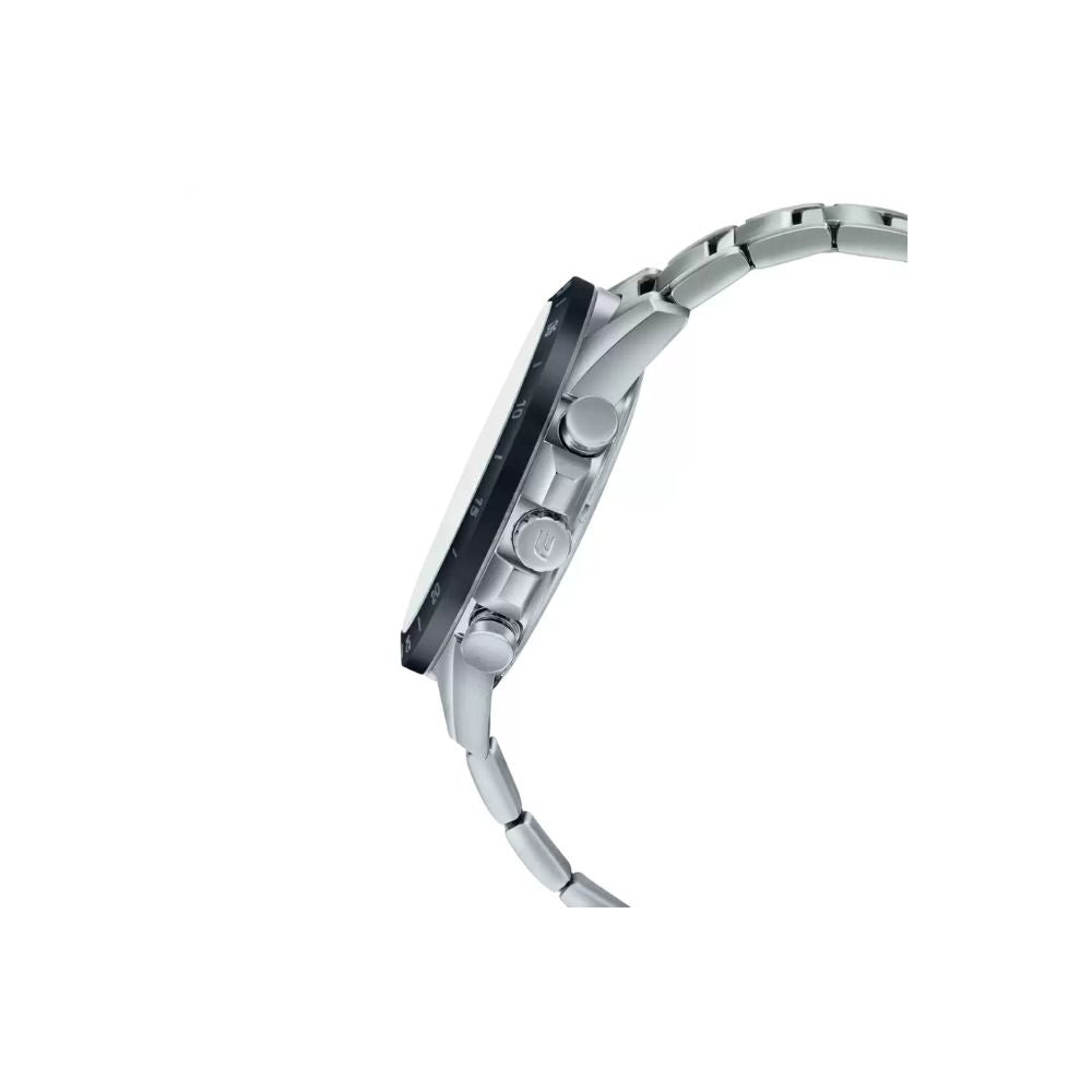 Casio Edifice Chronograph Stainless Steel Silver Chain Watch EFR-571DB-1A1VUDF