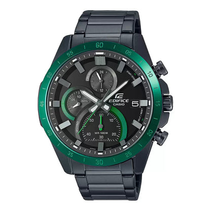 Casio Edifice Chronograph Stainless Steel Black Chain Watch EFR-571DC-1AVUDF
