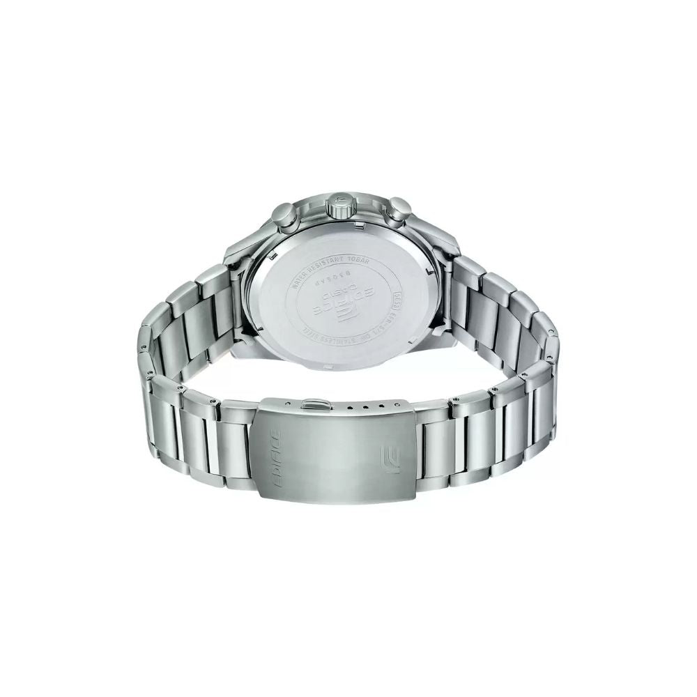 Casio Edifice Chronograph Stainless Steel Silver Chain Watch EFR-571MD-8AVUDF