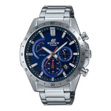 Casio Edifice Chronograph Stainless Steel Silver Chain Watch EFR-573D-2AVUDF