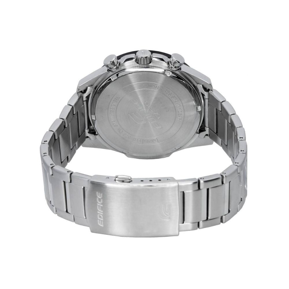 Casio Edifice Chronograph Stainless Steel Silver Chain Watch EFR-573HG-1AVUDF