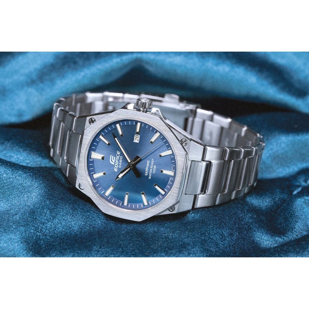 Casio Edifice Sapphire Date Slim Chain Watch EFR-S108D-2AVUDF