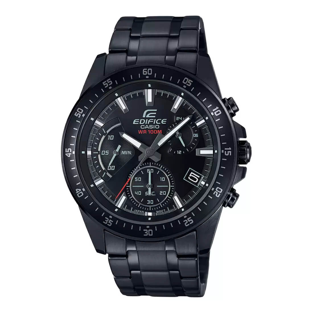 Casio Edifice Chronograph Stainless Steel Black Chain Watch EFV-540DC-1AVUDF