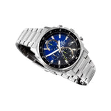 Casio Edifice Chronograph Stainless Steel Silver Chain Watch EFV-600D-2AVUDF